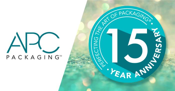 APC Packaging Celebrates 15 Year Anniversary