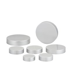 JC_MS | In-Stock Matte Silver Aluminum Shelled Caps