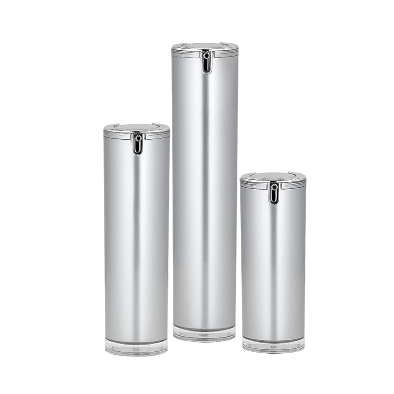 O_JHO030 | 30 ML  In-Stock Silver Airless Bottle