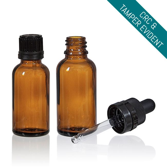 O_CRAM015 | 15 ML In-Stock Boston Round Amber Glass Bottle