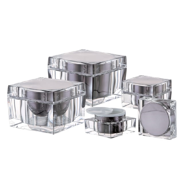 F050 | 50 ML Elegant square jar