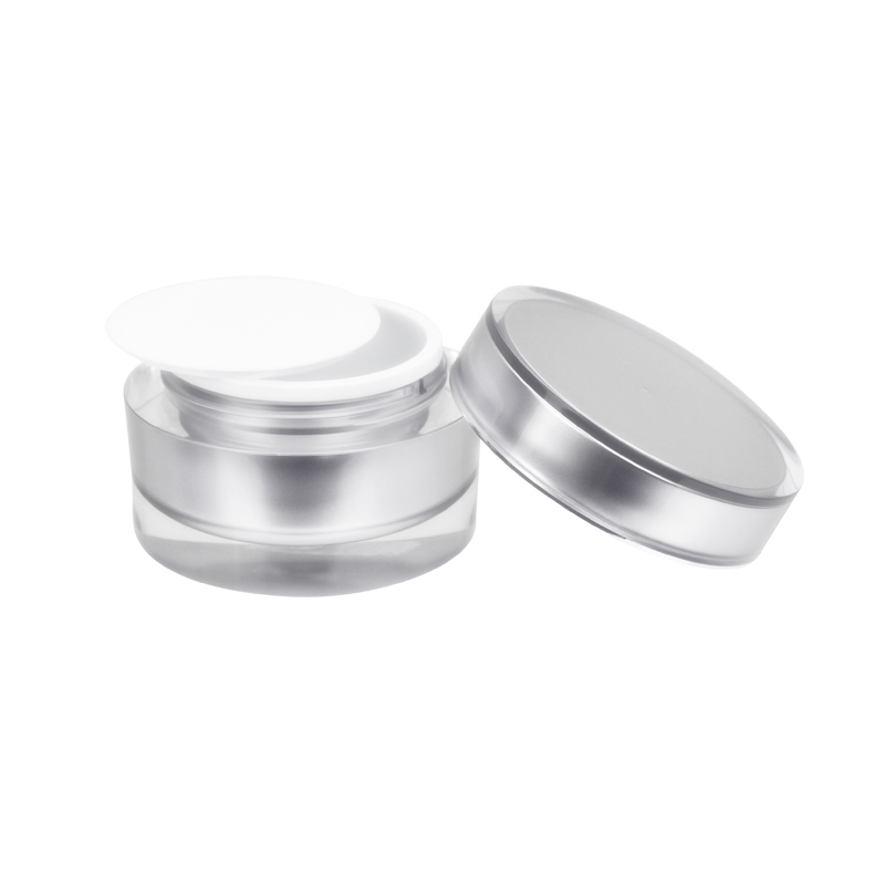 O_J08030 | 30 ML In-Stock Catching Eye Silver Jar