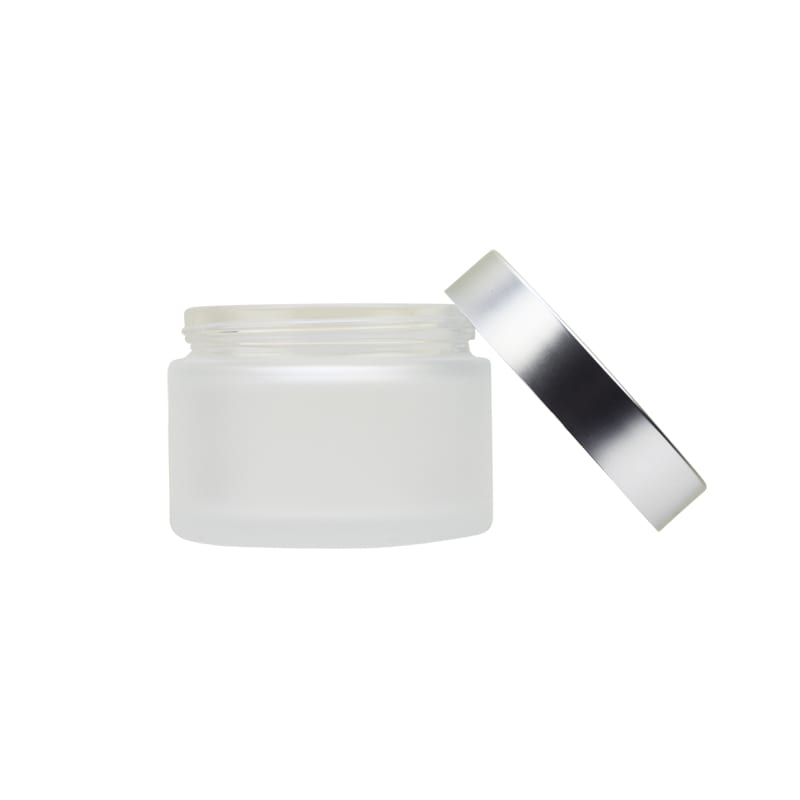 O_SXJ030 | 30 ML In-Stock Frosted Round Glass Jar