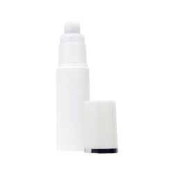 O_XKP030_SS| 30 ML In-Stock PP Airless Bottle With Silver Trim Cap