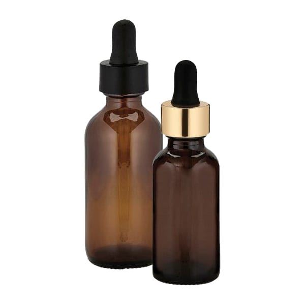 SHAM F | In-Stock Frosted Amber Glass Dropper