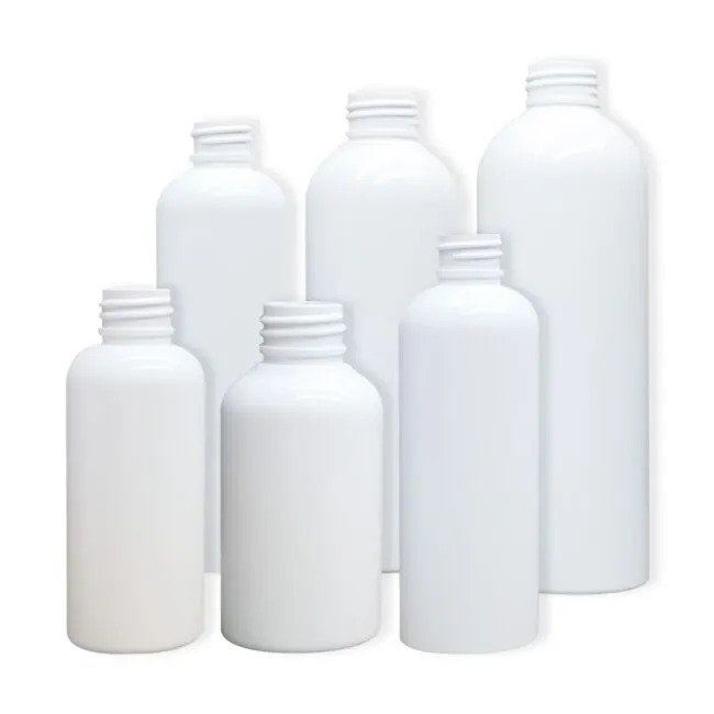 PZBR300 I 300 ML PET Boston Round Shaped Bottle